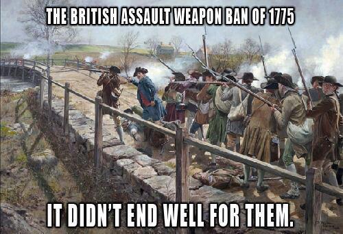 The British Assault Weapon Ban of 1775