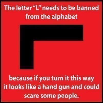 The Letter "L" Needs to Be Banned from the Alphabet
